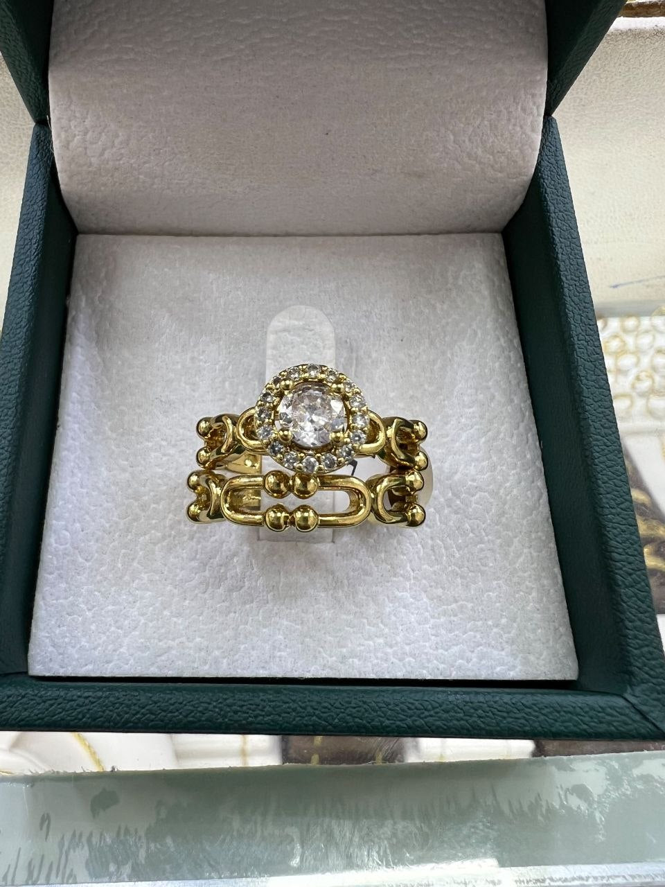 طقم الخواتم الذهبية 💍 (2 ولا 3 خواتم) · 12 موديل