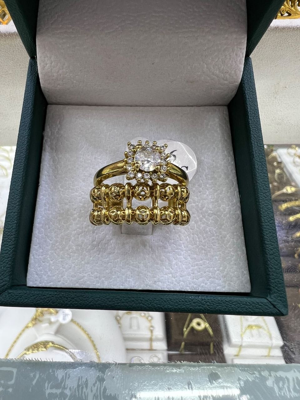 طقم الخواتم الذهبية 💍 (2 ولا 3 خواتم) · 12 موديل
