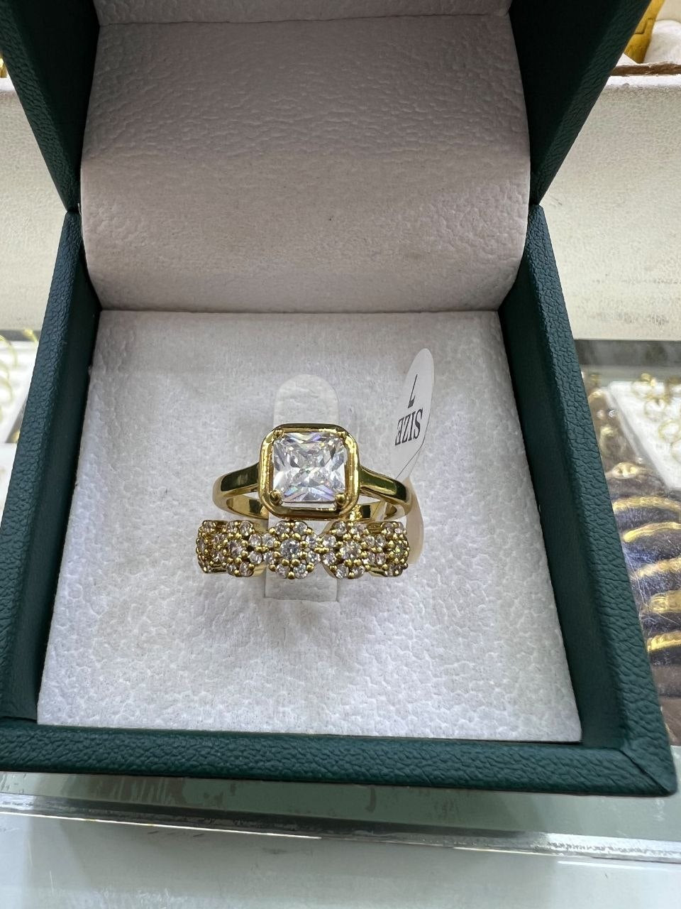 طقم الخواتم الذهبية 💍 (2 ولا 3 خواتم) · 12 موديل