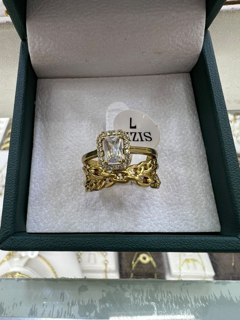 طقم الخواتم الذهبية 💍 (2 ولا 3 خواتم) · 12 موديل