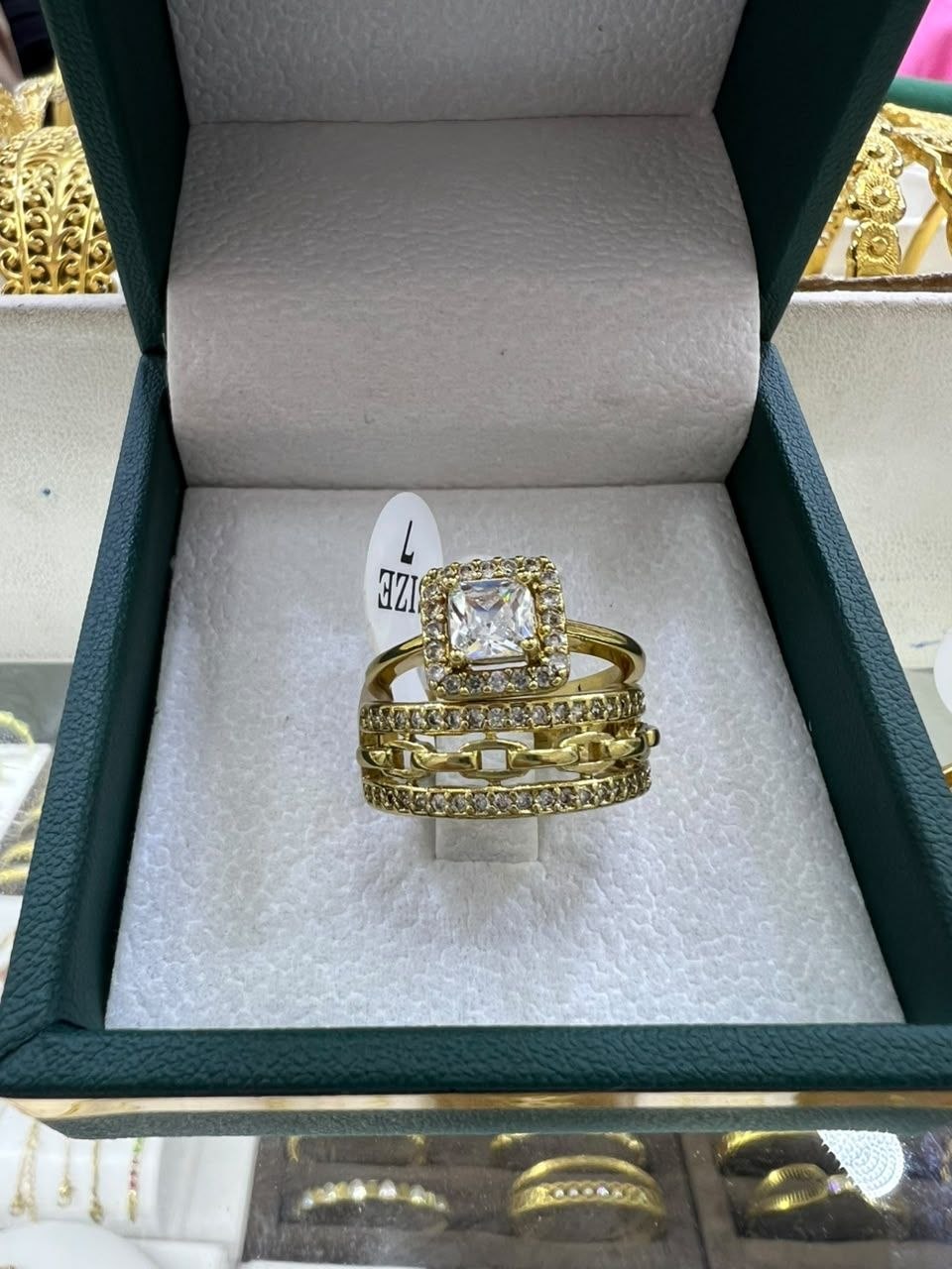 طقم الخواتم الذهبية 💍 (2 ولا 3 خواتم) · 12 موديل