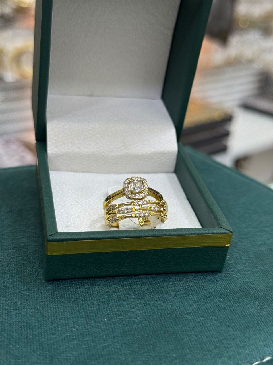 طقم الخواتم الذهبية 💍 (2 ولا 3 خواتم) · 12 موديل