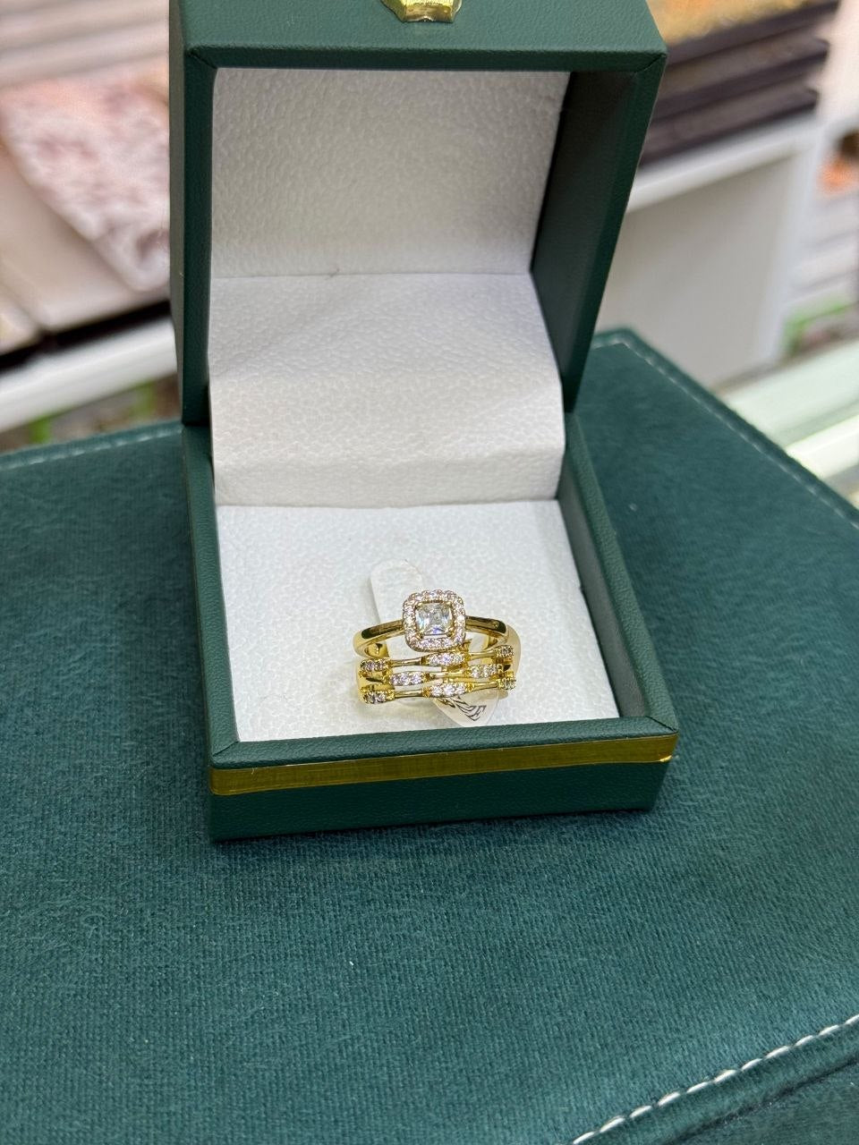 طقم الخواتم الذهبية 💍 (2 ولا 3 خواتم) · 12 موديل