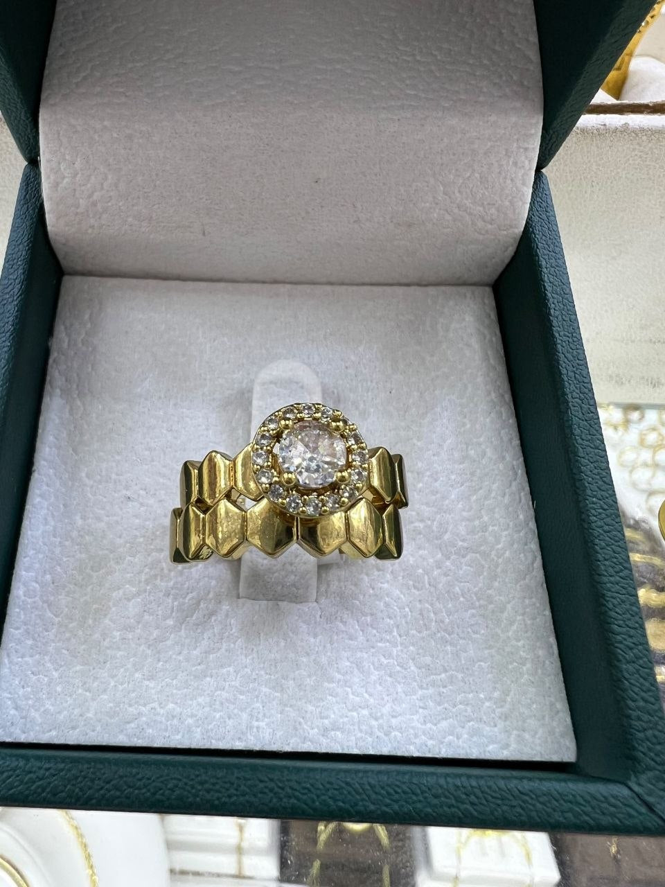 طقم الخواتم الذهبية 💍 (2 ولا 3 خواتم) · 12 موديل
