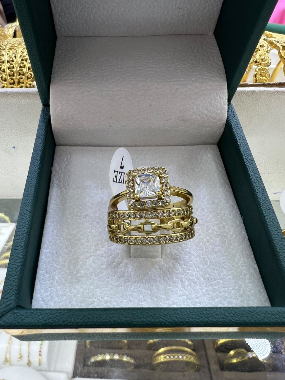 طقم الخواتم الذهبية 💍 (2 ولا 3 خواتم) · 12 موديل