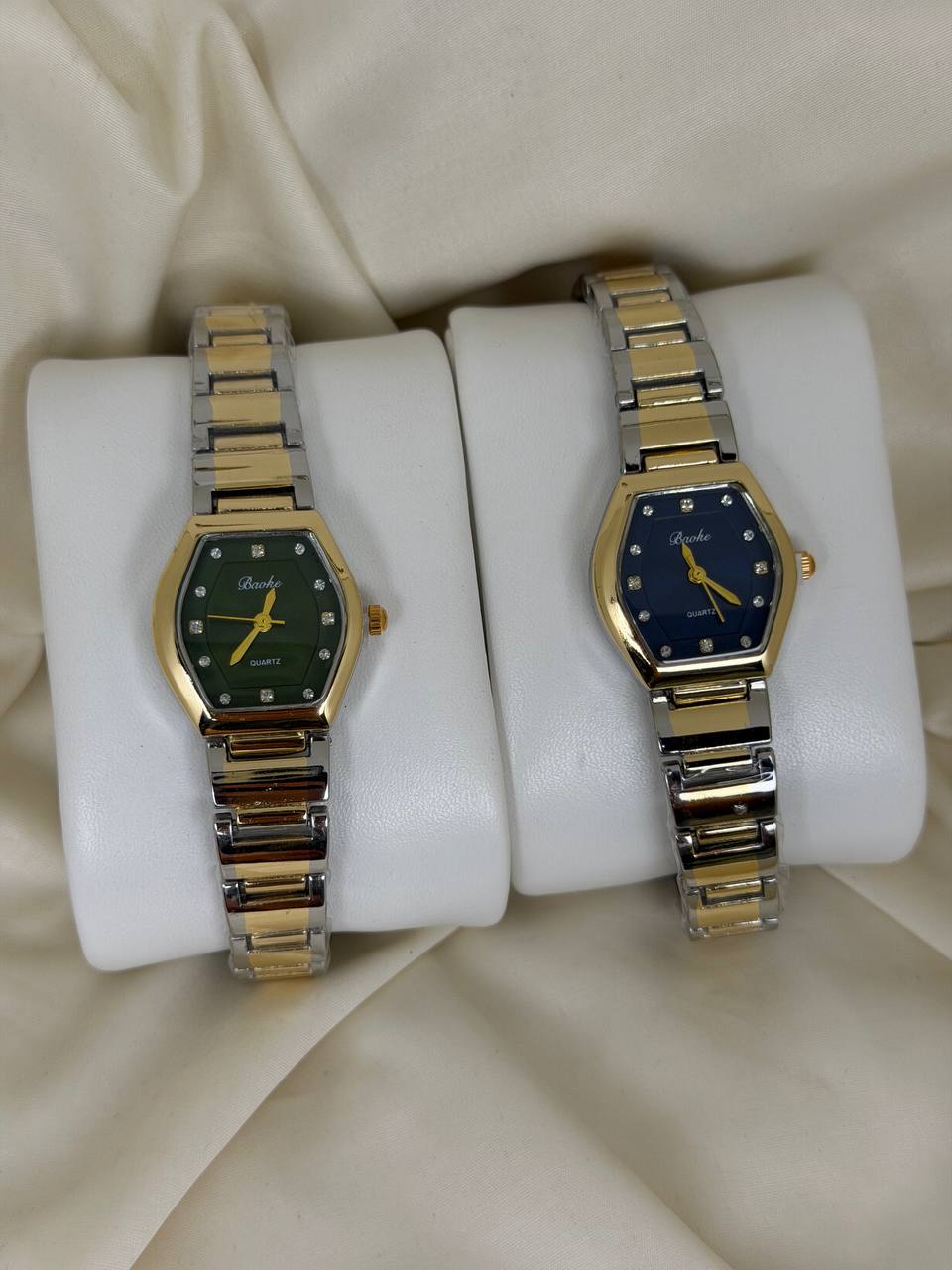 ساعة تونو ذهبي وفضي ⌚