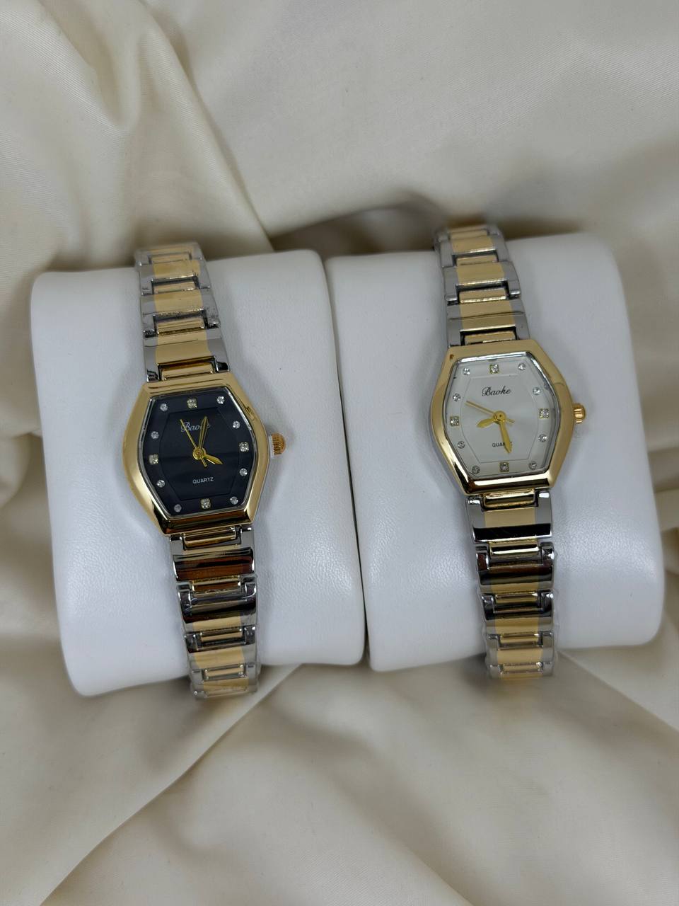 ساعة تونو ذهبي وفضي ⌚